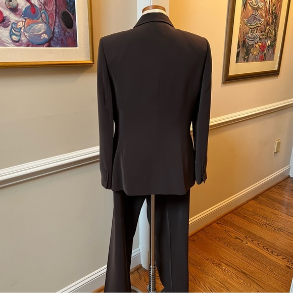 Kasper Chocolate Brown 2 pc Pant Suit – Size 10 - Picture 4 of 11